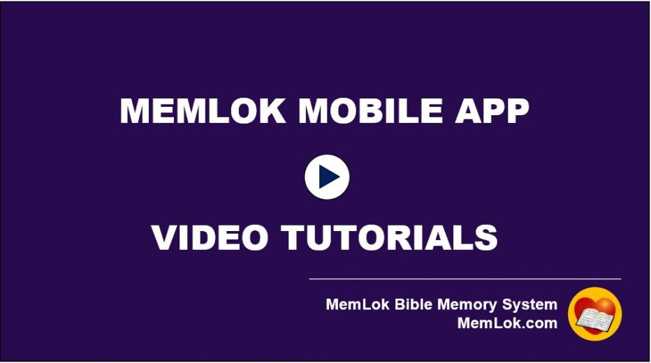 Support - MemLok Bible Memory System